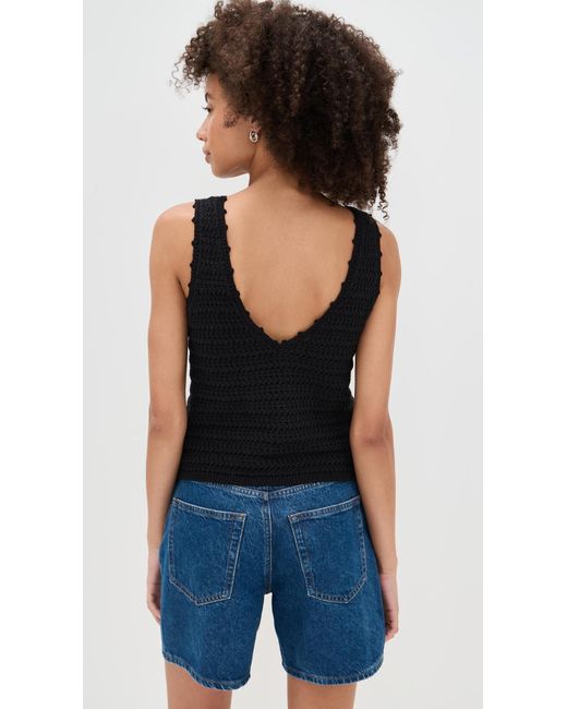 Rails Black Matilde Top