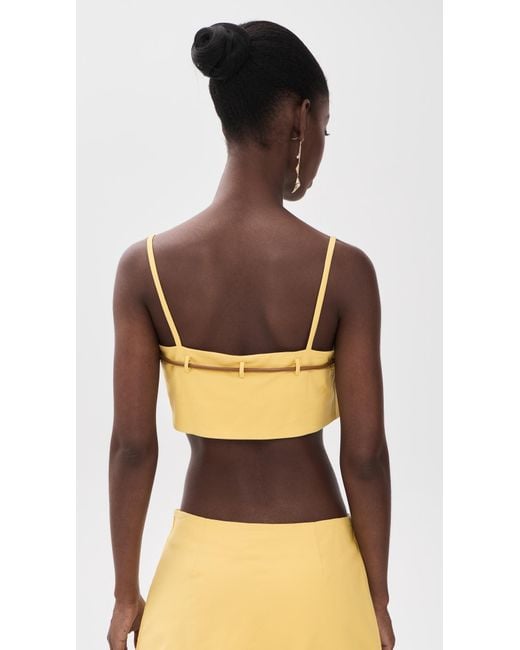 Alexis Yellow Icarus Top