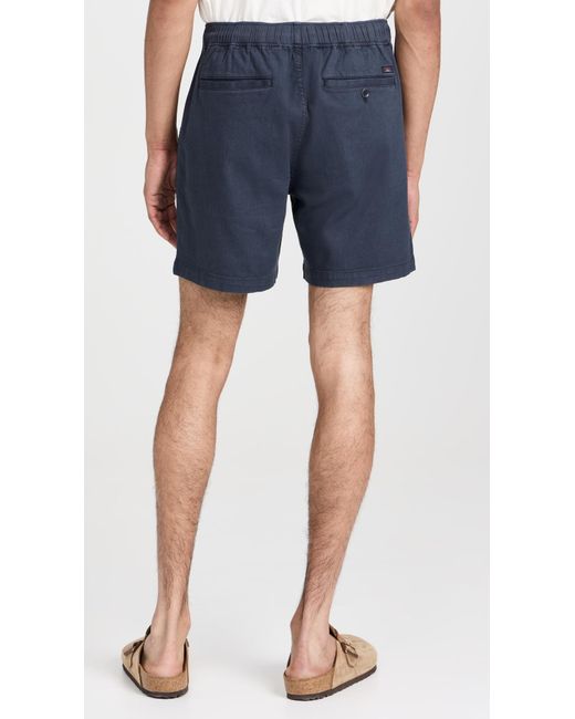 Faherty Brand Blue Essential Drawstring Shorts for men