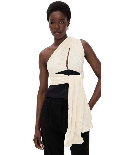 Maylé Vásquez Black Mao Top