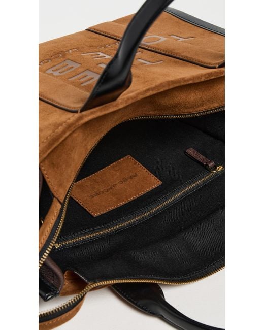Marc Jacobs Brown The Suede Medium Tote Bag