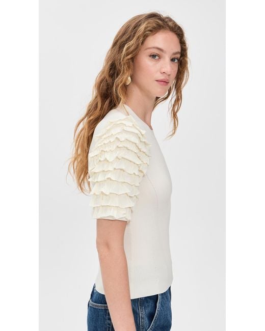 Ulla Johnson White Kassia Top