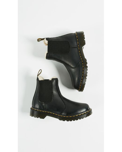 sherpa chelsea boots