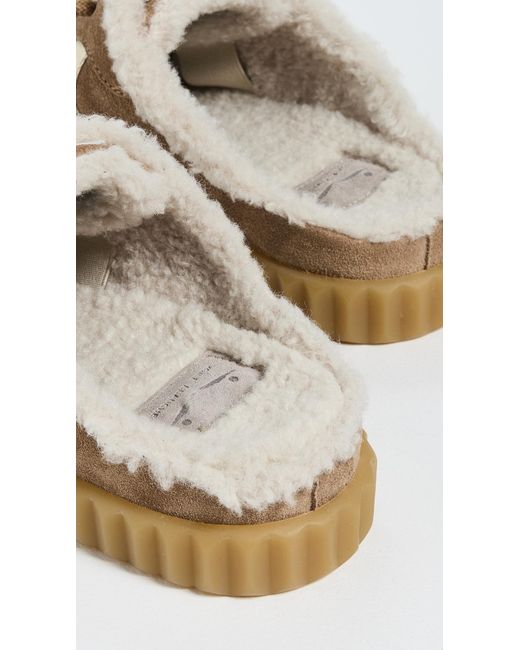 Voile Blanche White Ines Fur Mules