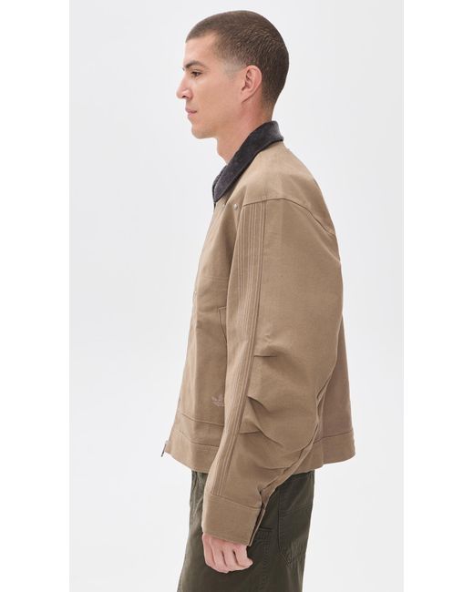 Adidas Natural Premium Essentials Bomber Jacket for men