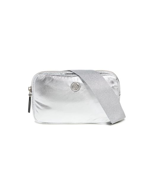 Tory Burch Black Virginia Metallic Belt Bag