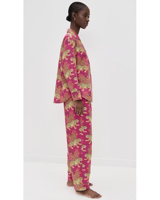 Printfresh Red Long Pajama Set