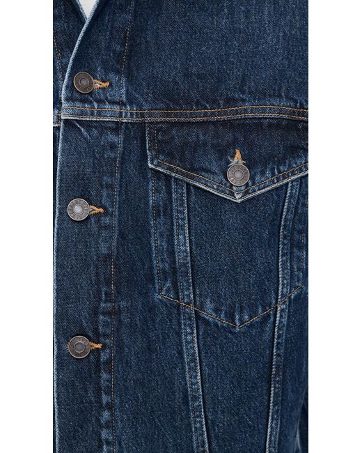 Agolde Blue Stefano Jean Jacket for men