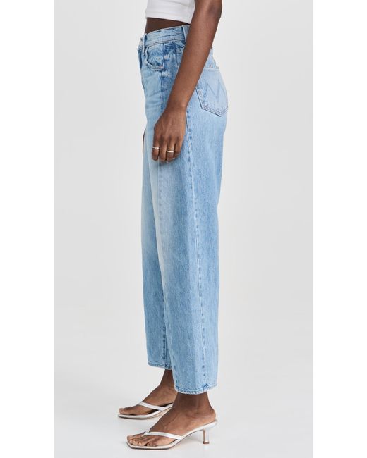 Mother Blue The Half Pipe Flood Jeans