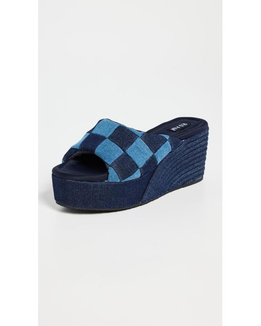 Roam Blue Scoop Patch Wedges
