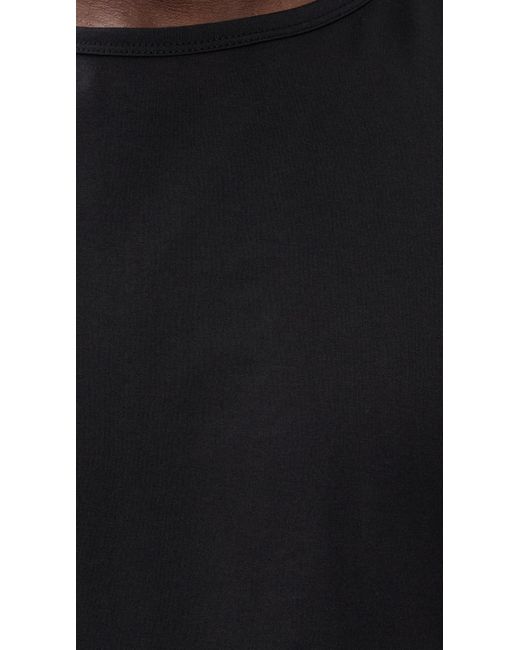 Theory Black Precise Cotton Tee for men
