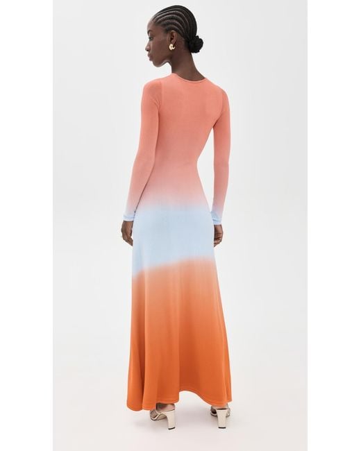 Solid & Striped Orange The Dora Dress