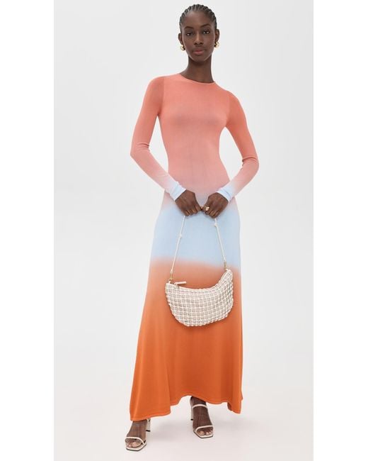 Solid & Striped Orange The Dora Dress