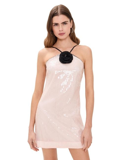 Endless Rose Pink Sequin Mini Dress With Florette