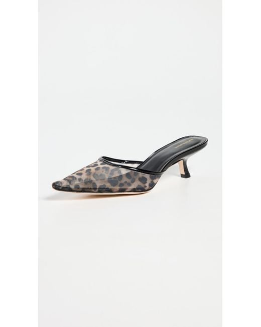 Reformation Black Wilda Kitten Mules