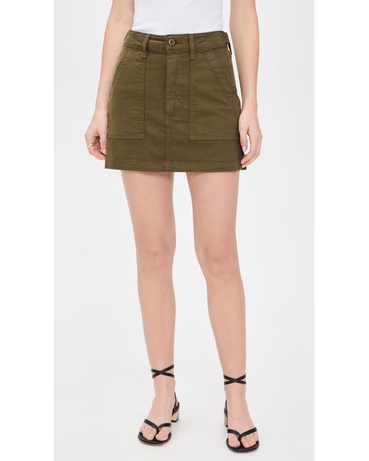 AMO Green Easy Slouch Skirt