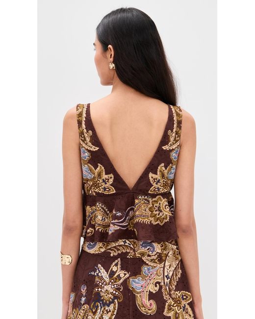 Hemant & Nandita Black Peplum Top