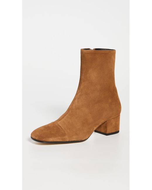 Staud White Aimee Short Boots