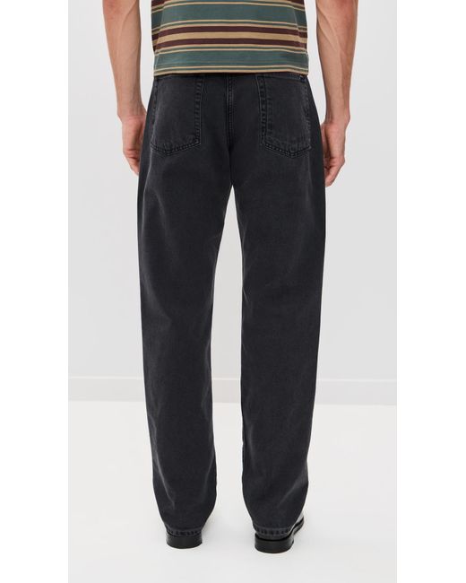 Paul Smith Black Relaxed Taper Fit Jeans for men