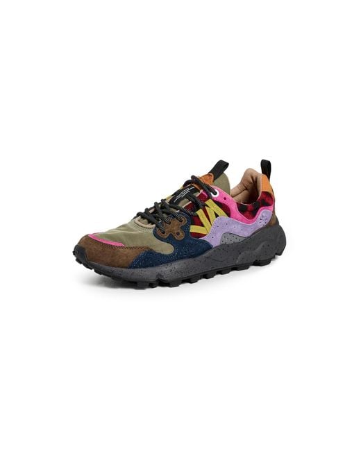 Flower Mountain Gray Yamano 3 Teddy Sneakers