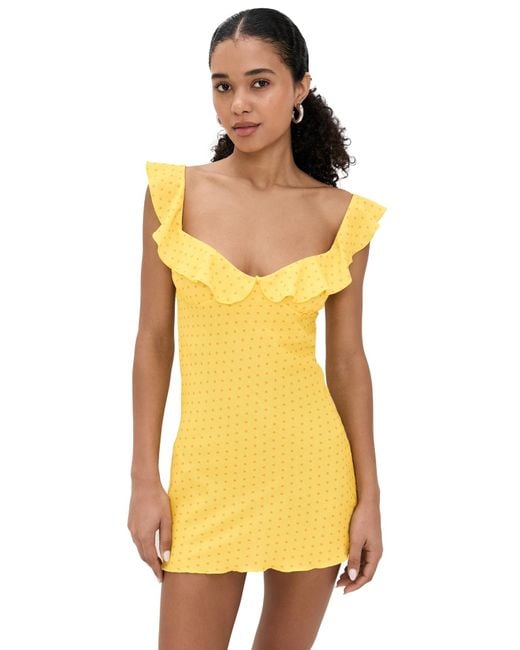 Bella Venice Yellow The Joya Dress