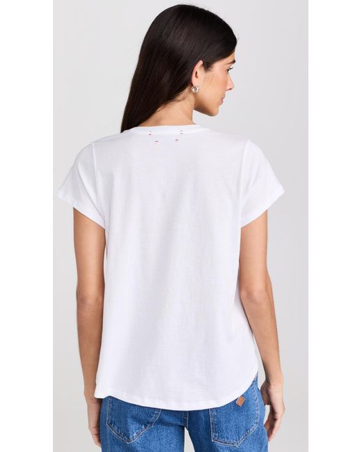 Nothing Please White Mouton Tee