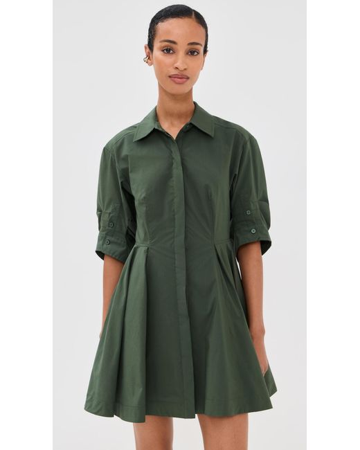 Jonathan Simkhai Jazzie Mini Dress in Green | Lyst