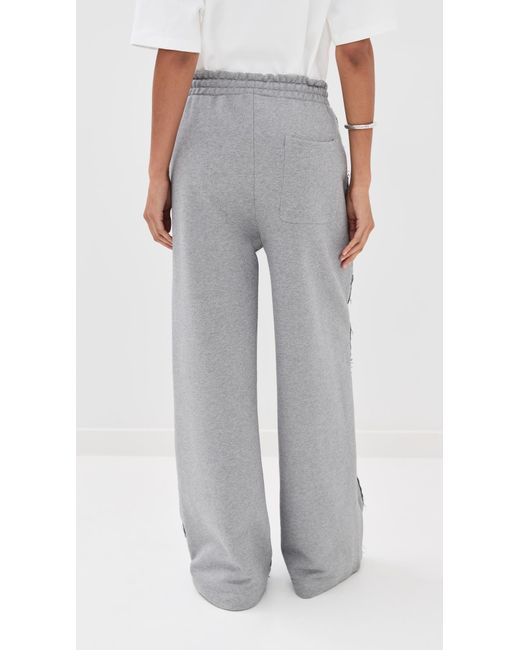 Monse Blue Denim Sweatpants