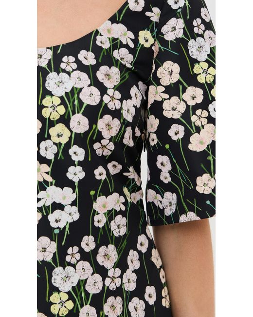 BERNADETTE Black Manou Short Dress