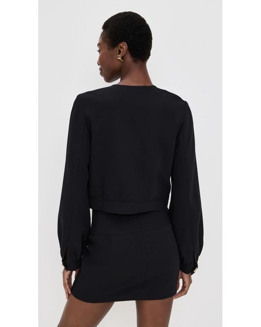 Amanda Uprichard Black Nina Jacket
