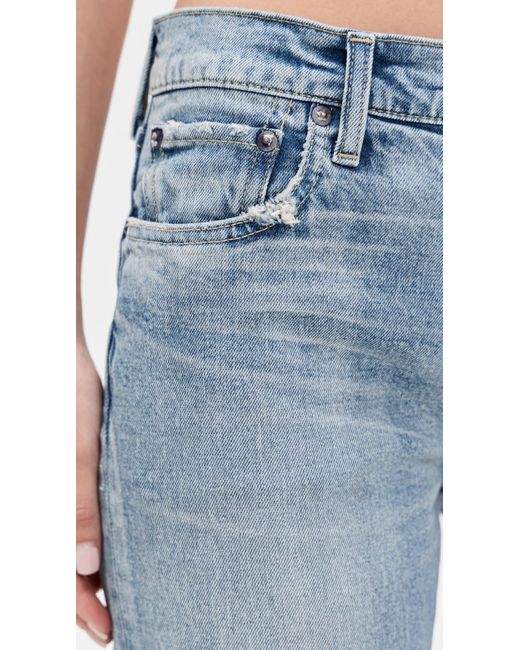 Moussy Blue Selbyville Slim Straight Jeans