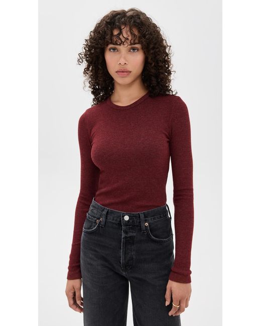 Agolde Red Delphi Slim Tee