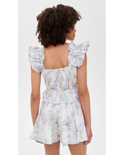 En Saison Black Scarlet Top