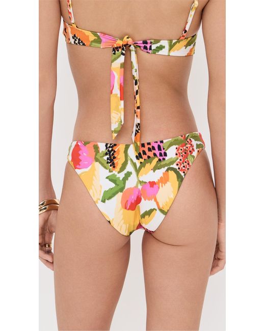 Farm Rio Red Fruits Paradise Low Bikini Bottoms