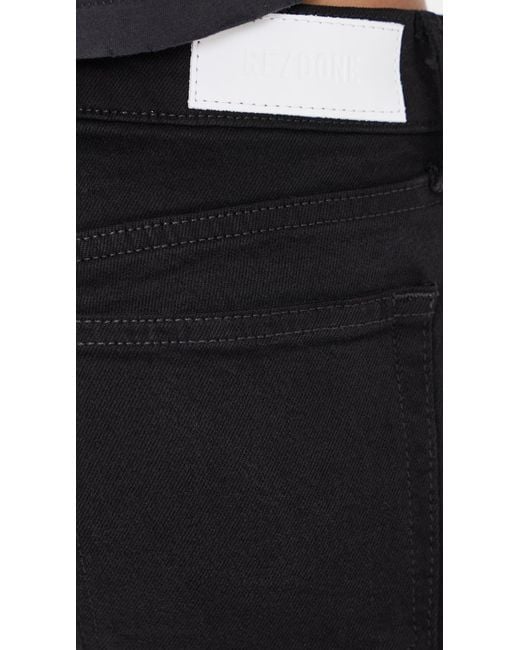 Re/done Black The Lean Jeans