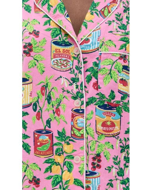 Printfresh Black Shorts Pajama Set