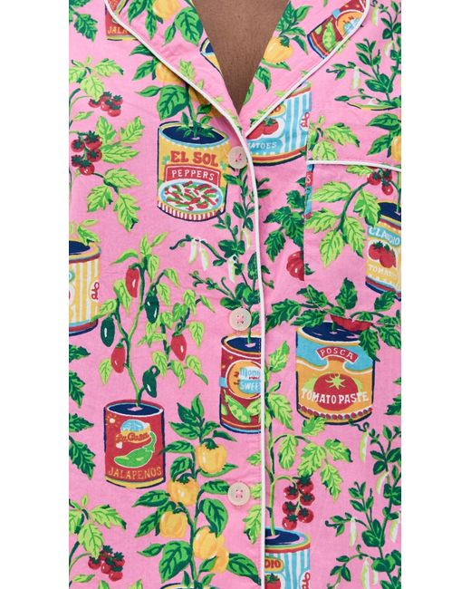 Printfresh Black Shorts Pajama Set