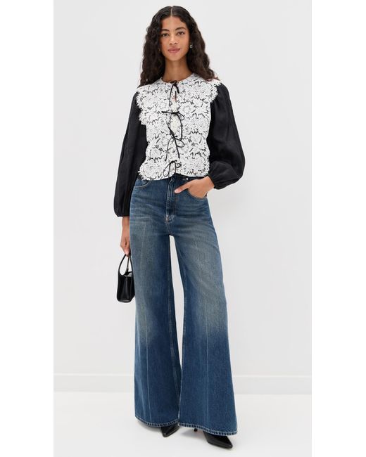 Sea Black Norabelle Top