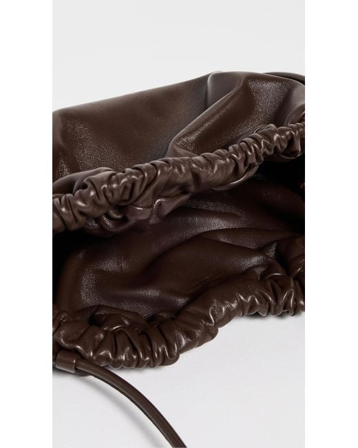 Mansur Gavriel Brown Mini Cloud Clutch