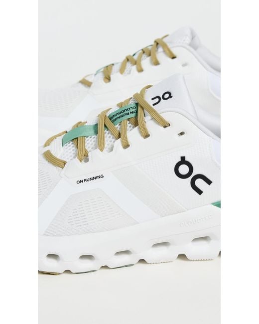 On Shoes White Cloudrunner 2 Sneakers for men