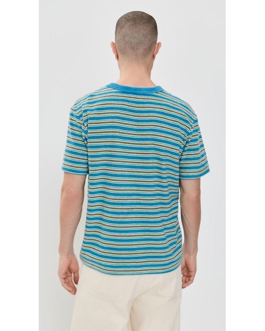Howlin' By Morrison Blue Psycho Killer Terry Tee for men
