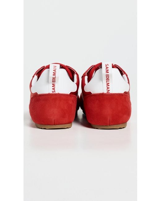 Sam Edelman Red Zaria Sneakers