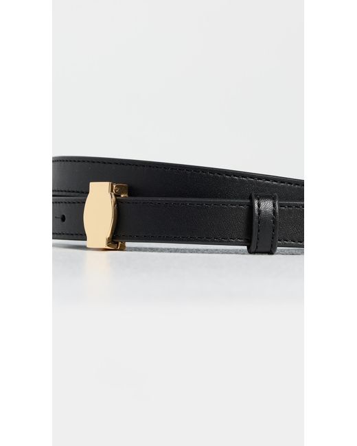 Veronica Beard Black Dash Belt