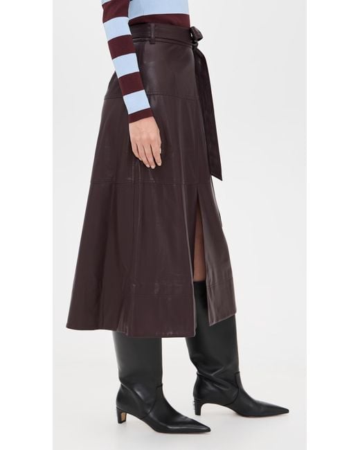 Tanya Taylor Black Hudley Skirt