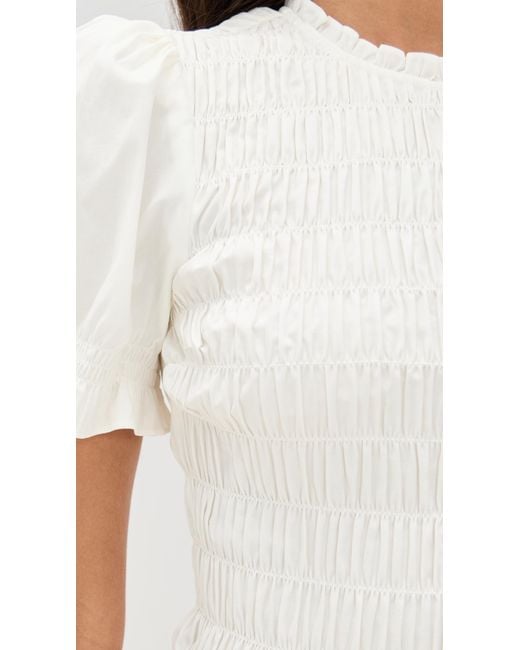 Reformation White Leannah Dress
