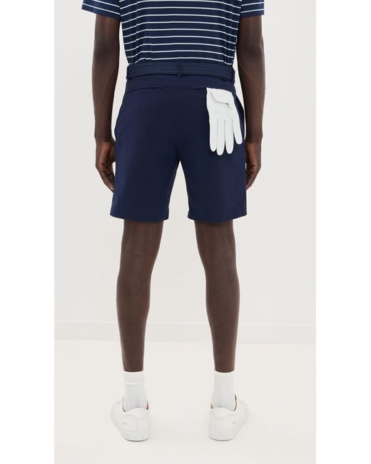 Ralph Lauren Blue On Course Matte Stretch Nylon Shorts 8 for men
