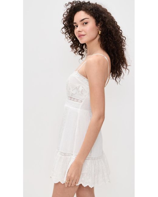 LoveShackFancy White Maera Dress