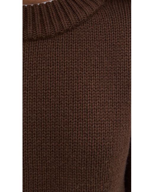 La Ligne Black Solid Mini Marin Sweater