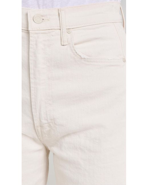 Mother White The Half Pipe Ankle Jeans