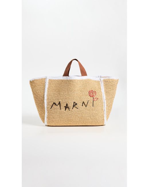 Marni Multicolor Medium Shopping Bag